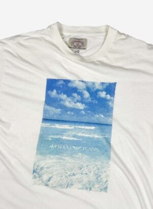 Vintage 90s Armani T-Shirt weiß