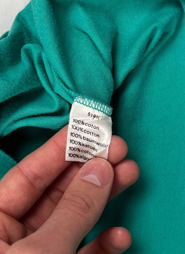 Vintage 90s Chemise Lacoste T-Shirt grün – Bild 3