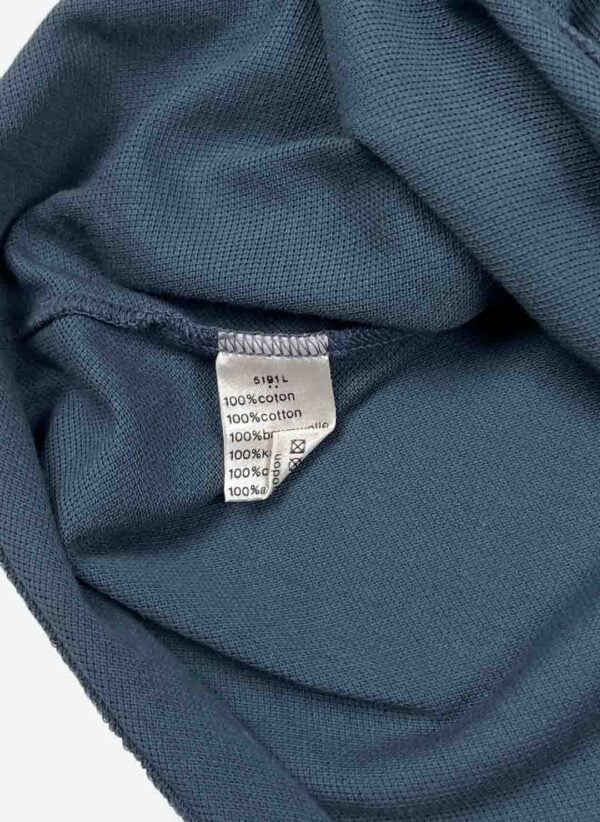 Vintage 90s Lacoste Longsleeve Poloshirt petrol – Bild 3