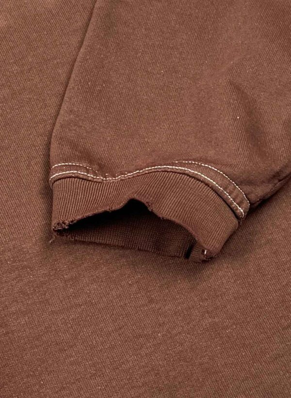 Vintage 90s Nike Sweater espresso distressed – Bild 3