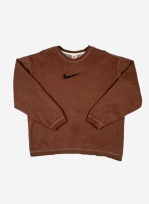 Vintage 90s Nike Sweater espresso distressed