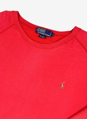 Vintage 90s Polo Ralph Lauren Sweater rot