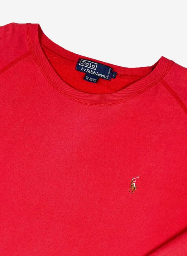 Vintage 90s Polo Ralph Lauren Sweater rot