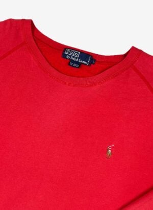 Vintage 90s Polo Ralph Lauren Sweater rot