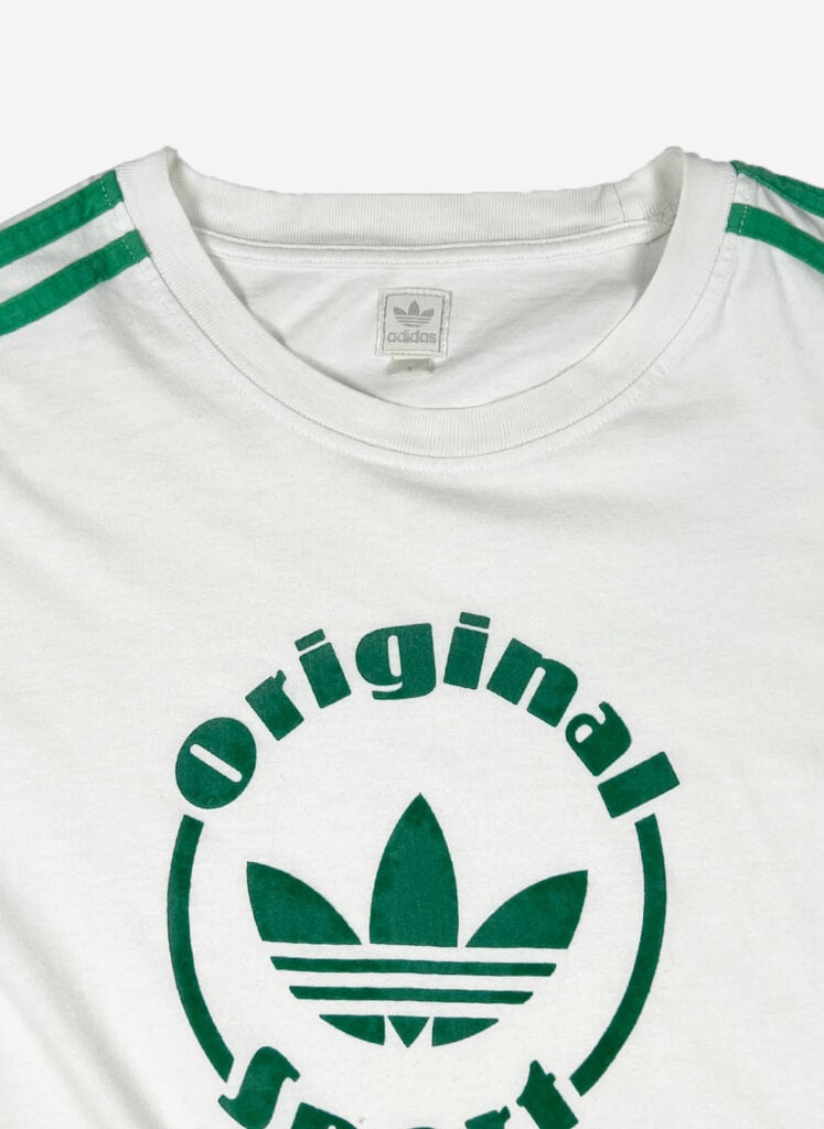 Vintage Adidas Original Longsleeve weiß