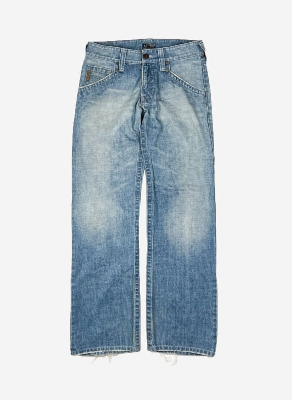 Vintage Armani Backprint Jeans – Bild 2