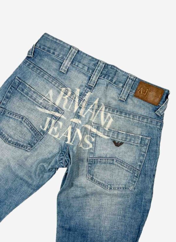 Vintage Armani Backprint Jeans – Bild 3