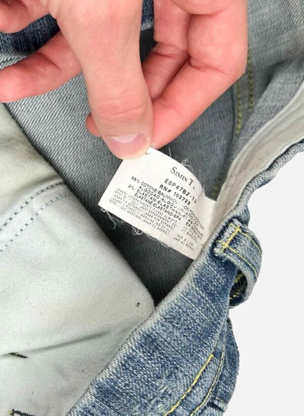 Vintage Armani Relaxed Jeans washed – Bild 5