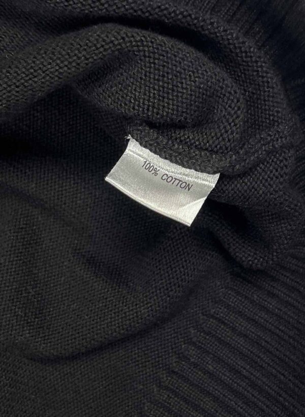 Vintage Armani Strickpullover schwarz – Bild 3