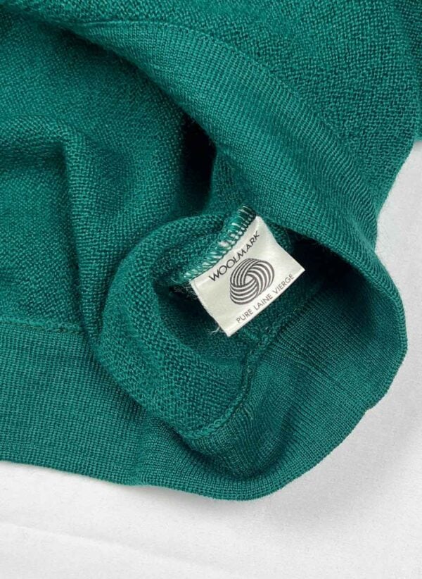 Vintage Chemise Lacoste Strickpullover grün – Bild 3