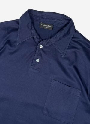 Vintage Christian Dior Poloshirt navy