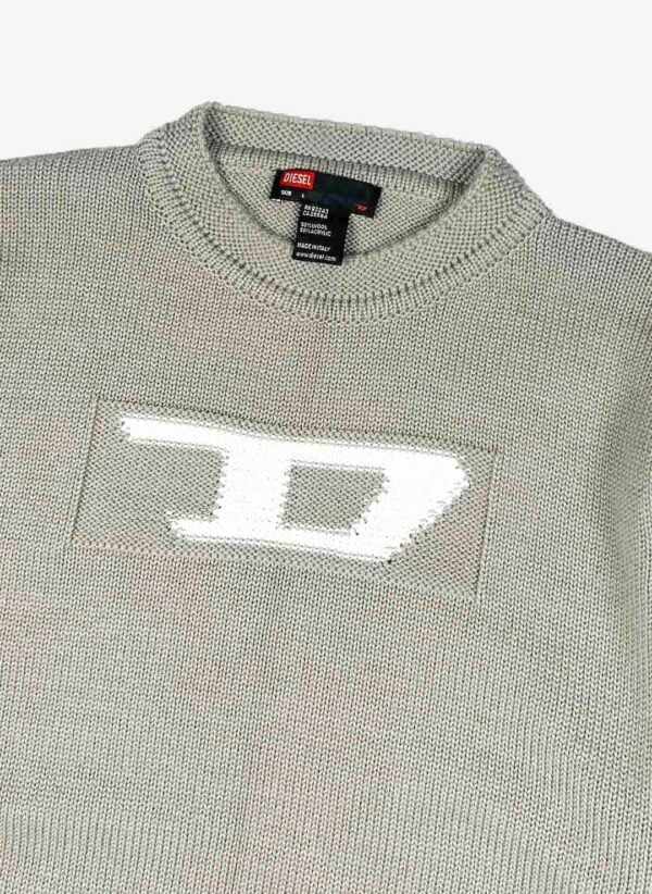 Vintage Diesel Wollpullover grau – Bild 2