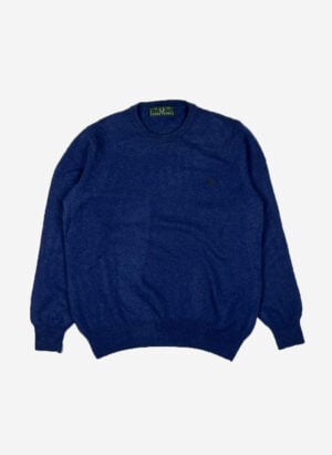 Vintage Fred Perry Wollpullover blau