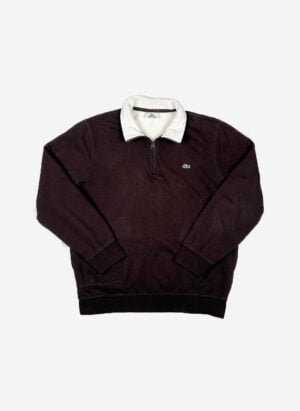 Vintage Lacoste Half-Zip Sweater gefüttert