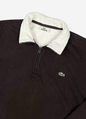 Vintage Lacoste Half-Zip Sweater gefüttert