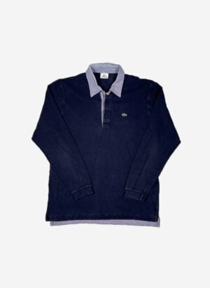 Vintage Lacoste Longsleeve Poloshirt navy