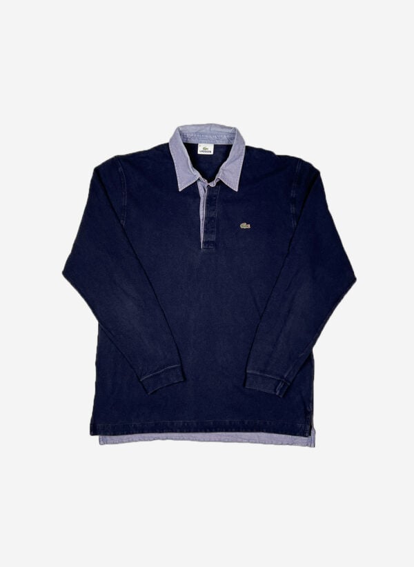 Vintage Lacoste Longsleeve Poloshirt navy
