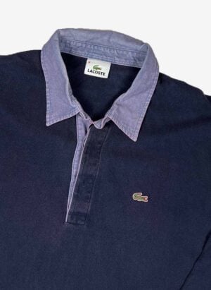 Vintage Lacoste Longsleeve Poloshirt navy