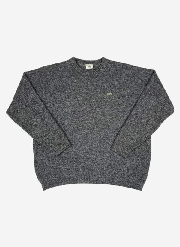 Vintage Lacoste Strickpullover grau