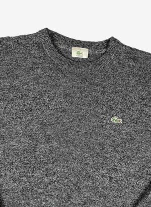 Vintage Lacoste Strickpullover grau