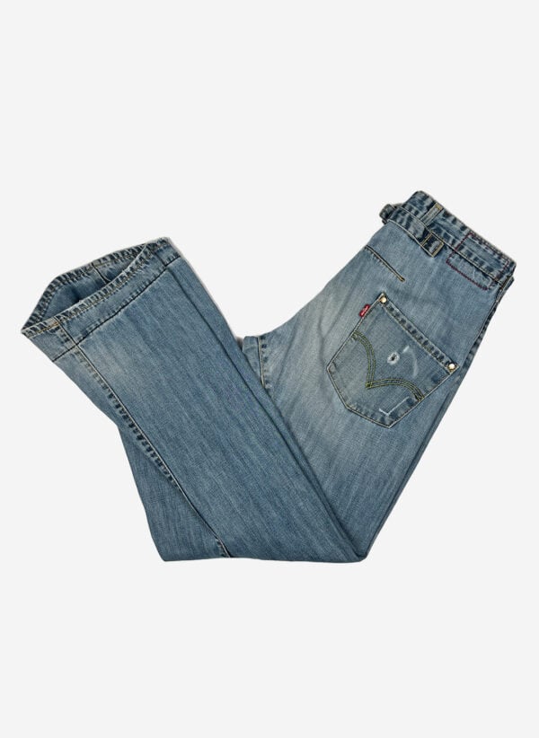 Vintage Levi's Engineered Twisted Jeans distressed