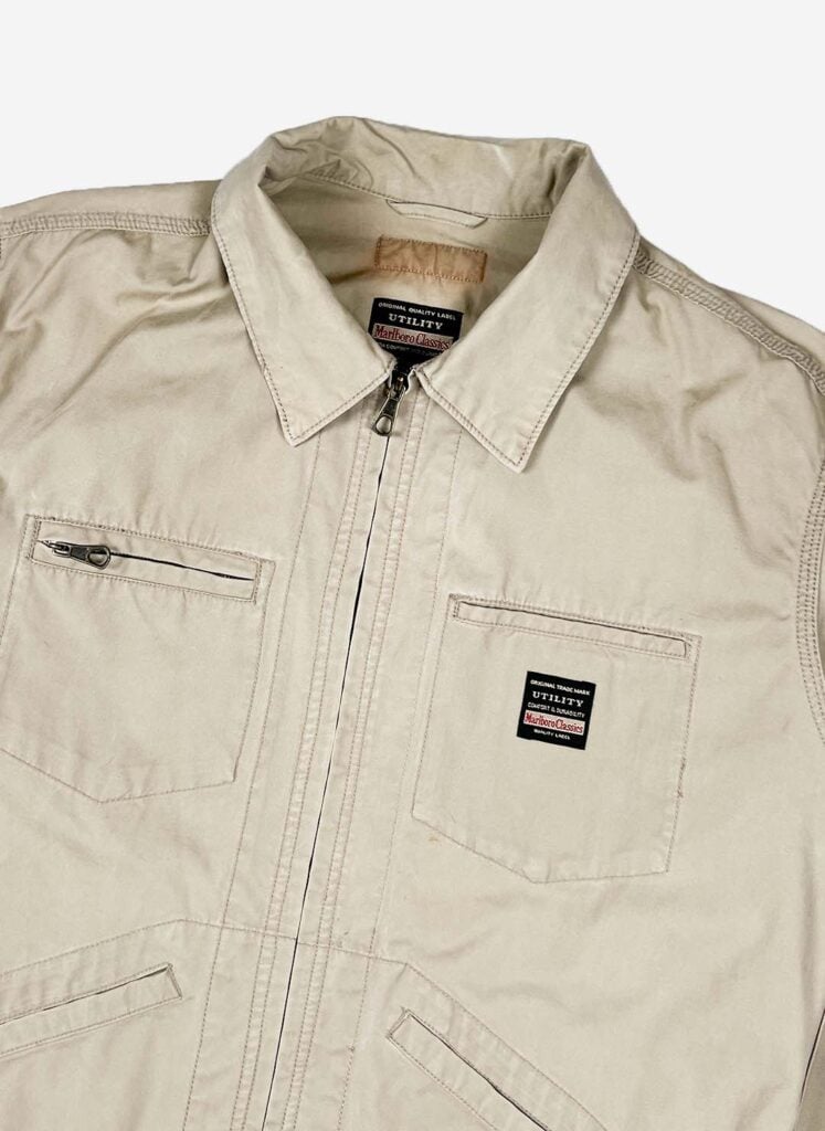 Vintage Marlboro Classics Utility Jacke beige