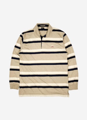 Vintage Paul & Shark Longsleeve Poloshirt cappuccino