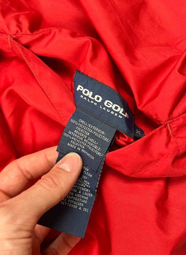Vintage Polo Golf Ralph Lauren Fleece Half-Zip reversible – Bild 5