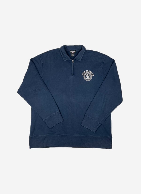Vintage Polo Jeans Ralph Lauren Half-Zip navy