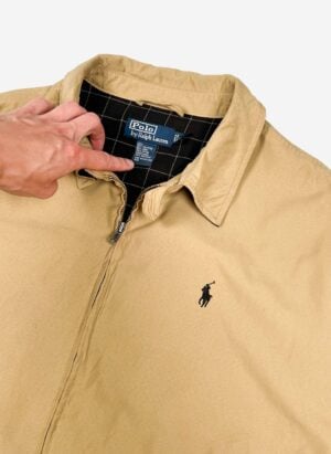 Vintage Polo Ralph Lauren Harringtonjacke beige