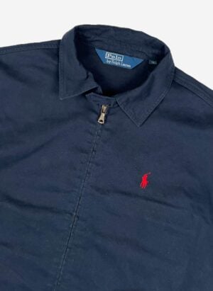 Vintage Polo Ralph Lauren Harringtonjacke navy