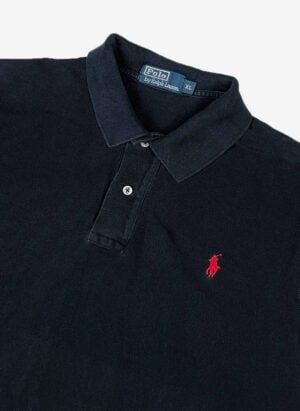 Vintage Polo Ralph Lauren Poloshirt schwarz