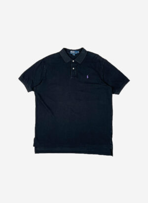 Vintage Polo Ralph Lauren Poloshirt schwarz