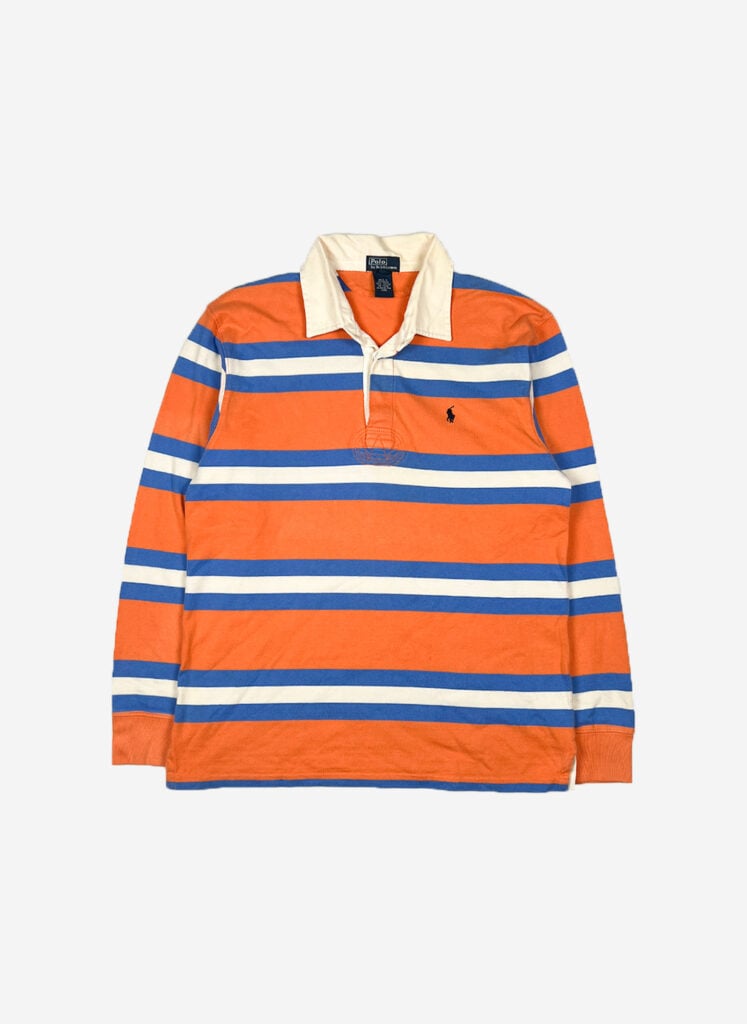 Vintage Polo Ralph Lauren Rugbyshirt orange