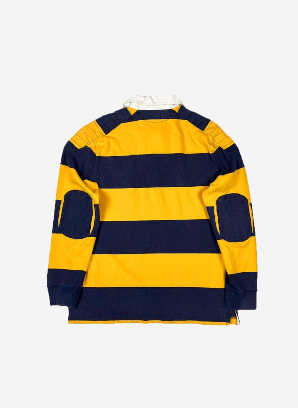 Vintage Polo Ralph Lauren Rugbysweater navy gelb – Bild 3