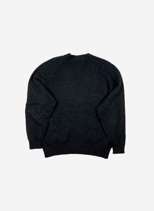 Vintage Polo Ralph Lauren Wollcardigan dunkelgrau – Bild 3