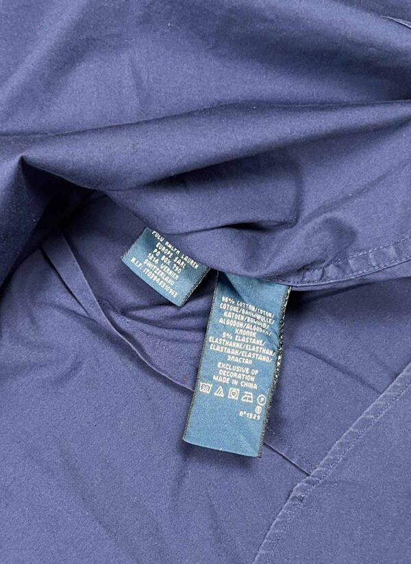 Vintage Ralph Lauren Big Logo Damen Bluse navy – Bild 4