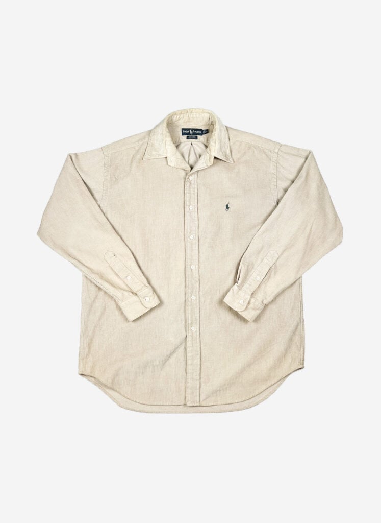 Vintage Ralph Lauren Cordhemd beige
