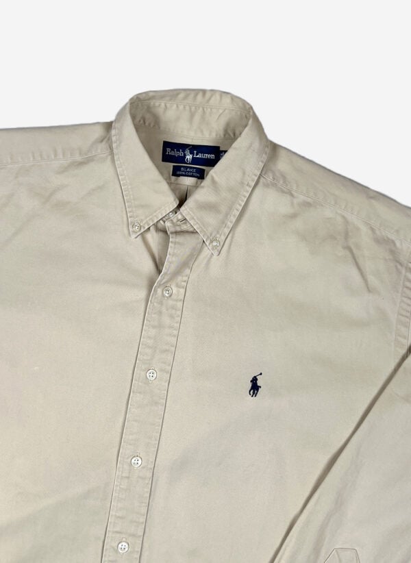 Vintage Ralph Lauren Hemd beige – Bild 2