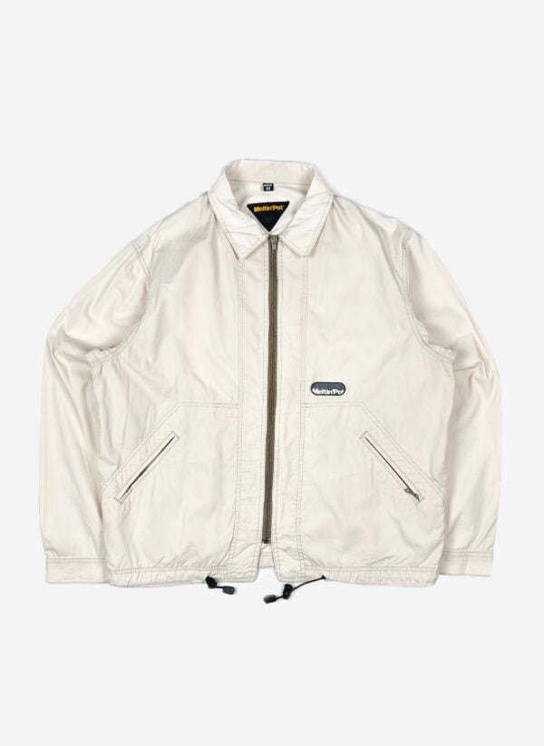 Vintage Y2K Meltin' Pot Übergangsjacke creme