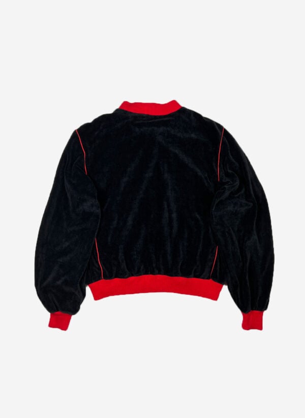 Vintage Yves Saint Laurent Samt Bomberjacke schwarz – Bild 3