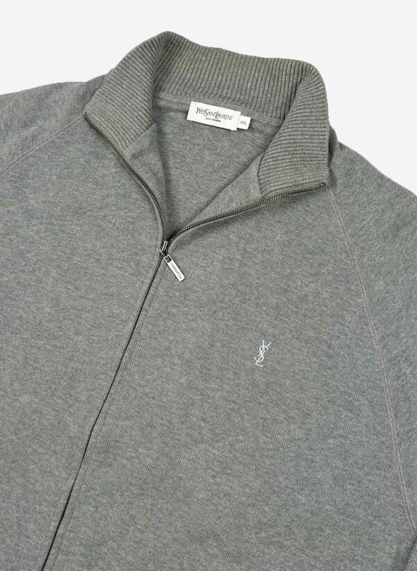 Vintage Yves Saint Laurent Zipper grau – Bild 2