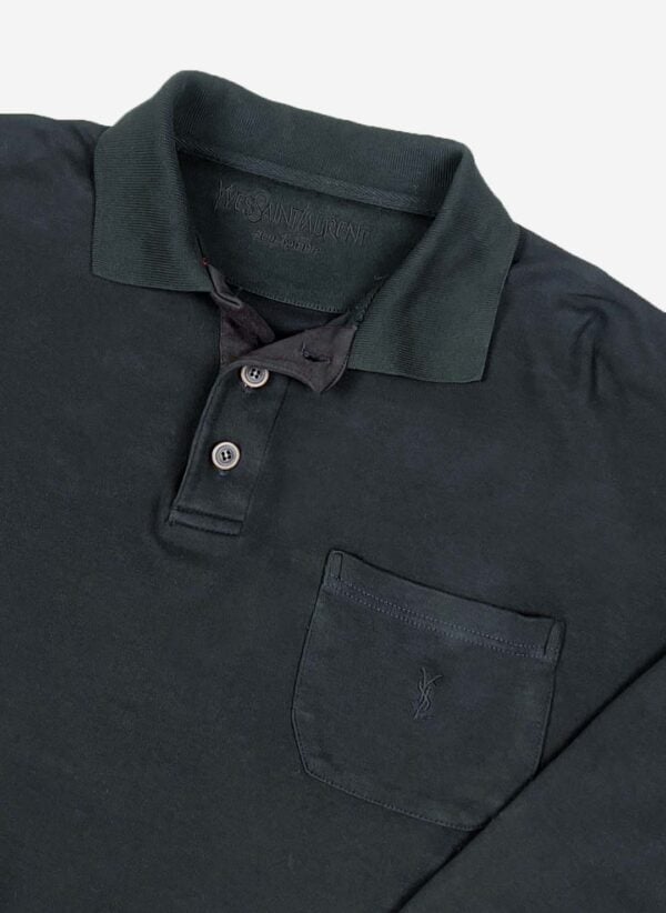Vintage Yves Saint Laurent Sweater all black – Bild 2