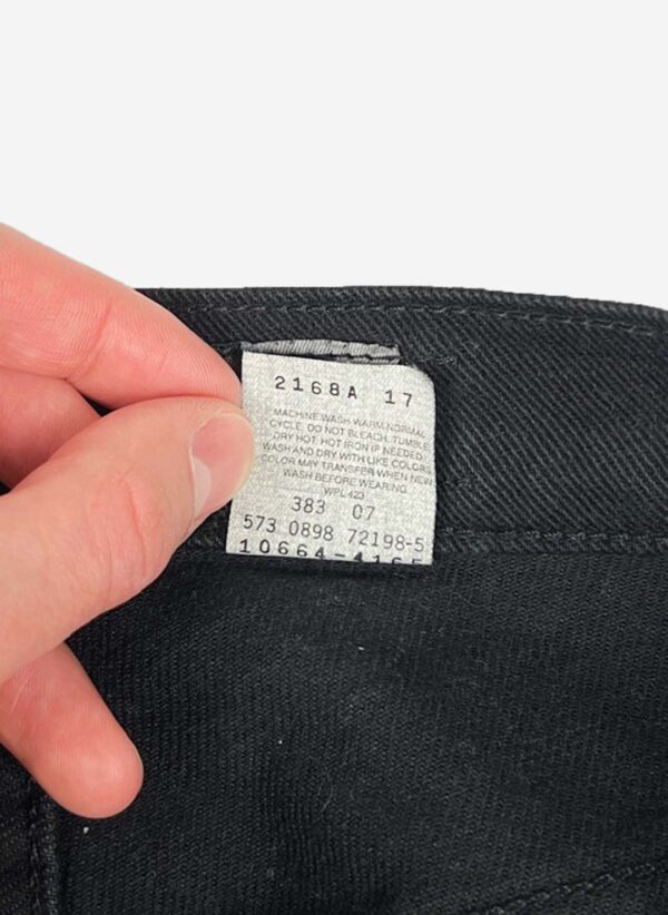 Vintage 90s Levi's Silvertab Jeans schwarz – Bild 6