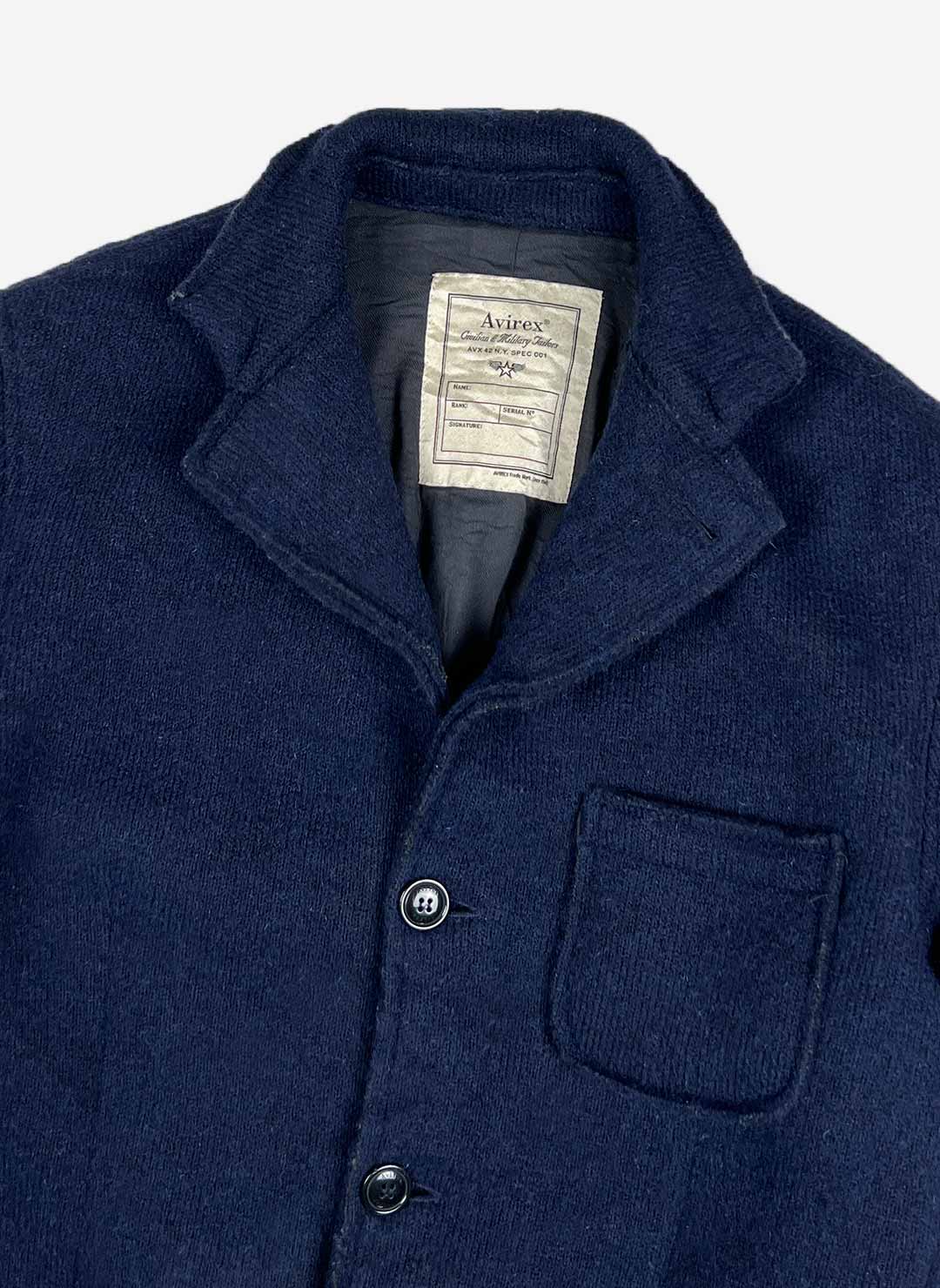 Vintage Avirex Mantel navy – Bild 2