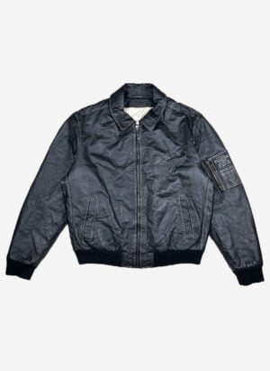 Vintage Aviator Type B-3 Lederjacke schwarz