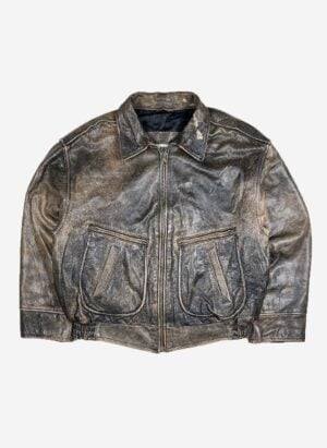 Vintage Mc.Clure’s heavy Lederjacke faded