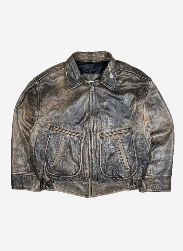 Vintage Mc.Clure's heavy Lederjacke faded