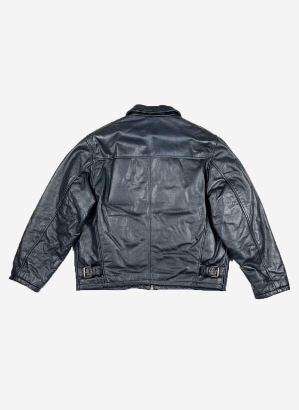 Vintage Modapel Lederjacke schwarz – Bild 3