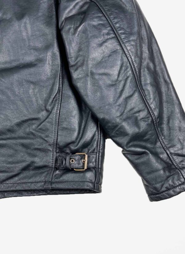 Vintage Modapel Lederjacke schwarz – Bild 4